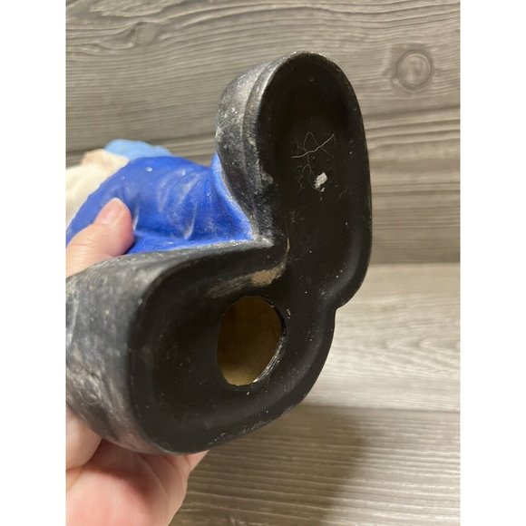 Vintage 1970s Hand Painted Ceramic Clown Smiling Happy Creepy Kitschy Decor - Picture 6 of 6